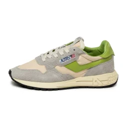 Autry Sneakers En Cuir|Chaussures De Running Retro*Reelwind Low *Hairy Suede / Nylon* Antlp / Prtgr