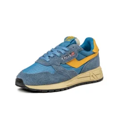 Autry Sneakers En Cuir|Chaussures De Running Retro*Reelwind Low *Suede / Net* Cenble / Fus