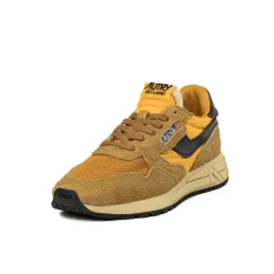Autry Sneakers En Cuir|Chaussures De Running Retro*Reelwind Low *Suede / Net* Taffy / Black