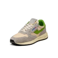 Autry Sneakers En Cuir*Reelwind Low W *Hairy Suede / Nylon* Antlp / Prtgr