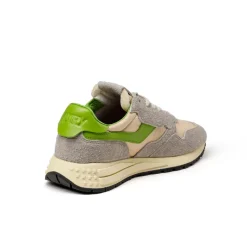 Autry Sneakers En Cuir*Reelwind Low W *Hairy Suede / Nylon* Antlp / Prtgr