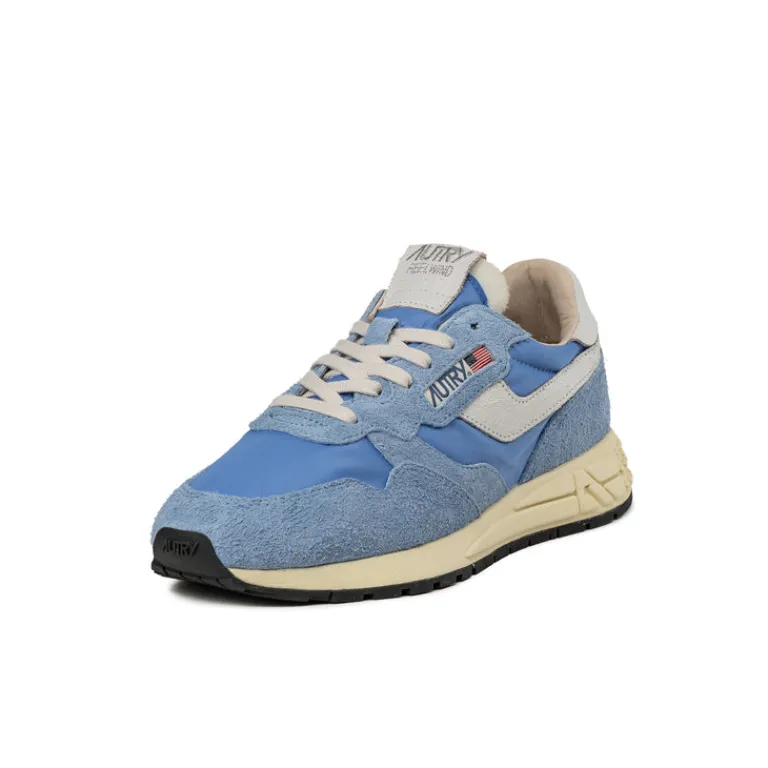 Autry Sneakers En Cuir|Chaussures De Running Retro*Reelwind Low W ** Nylon / Cracked Leather