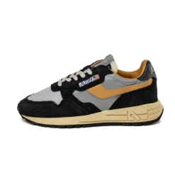 Autry Sneakers En Cuir*Reelwind Low W *Reflective Leather* Crb / Silver / Org