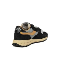 Autry Sneakers En Cuir*Reelwind Low W *Reflective Leather* Crb / Silver / Org