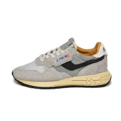 Autry Sneakers En Cuir*Reelwind Low W *Reflective Leather* Sand / Silver