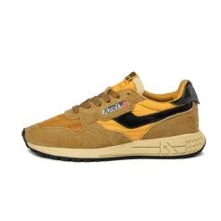 Autry Sneakers En Cuir|Chaussures De Running Retro*Reelwind Low W *Suede / Net* Taffy / Black