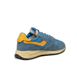 Autry Sneakers En Cuir|Chaussures De Running Retro*Reelwind Low W *Suede / Net* Cenble / Fus