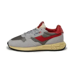 Autry Sneakers En Cuir|Chaussures De Running Retro*Reelwind Low W *Suede / Mesh* Glacier Grey / Moon