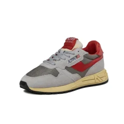 Autry Sneakers En Cuir|Chaussures De Running Retro*Reelwind Low W *Suede / Mesh* Glacier Grey / Moon