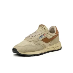 Autry Sneakers En Cuir|Chaussures De Running Retro*Reelwind Low W *Suede / Net* Ecru / Cathspy