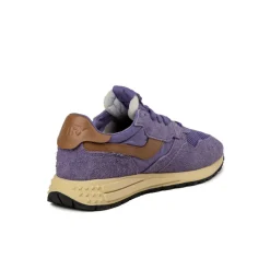 Autry Sneakers En Cuir|Chaussures De Running Retro*Reelwind Low W *Suede / Net* Dahlia / Brsug