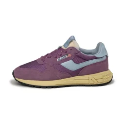 Autry Sneakers En Cuir|Chaussures De Running Retro*Reelwind Low W *Suede / Mesh* Purple / Cel