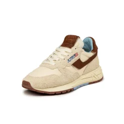 Autry Sneakers En Cuir|Chaussures De Running Retro*Reelwind Low W *Suede / Pony* Rut / Brown