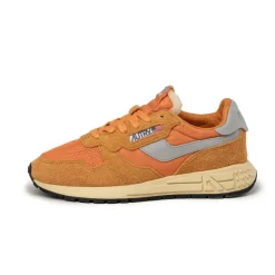 Autry Sneakers En Cuir|Chaussures De Running Retro*Reelwind Low W *Suede / Net* Fanta / Vapor