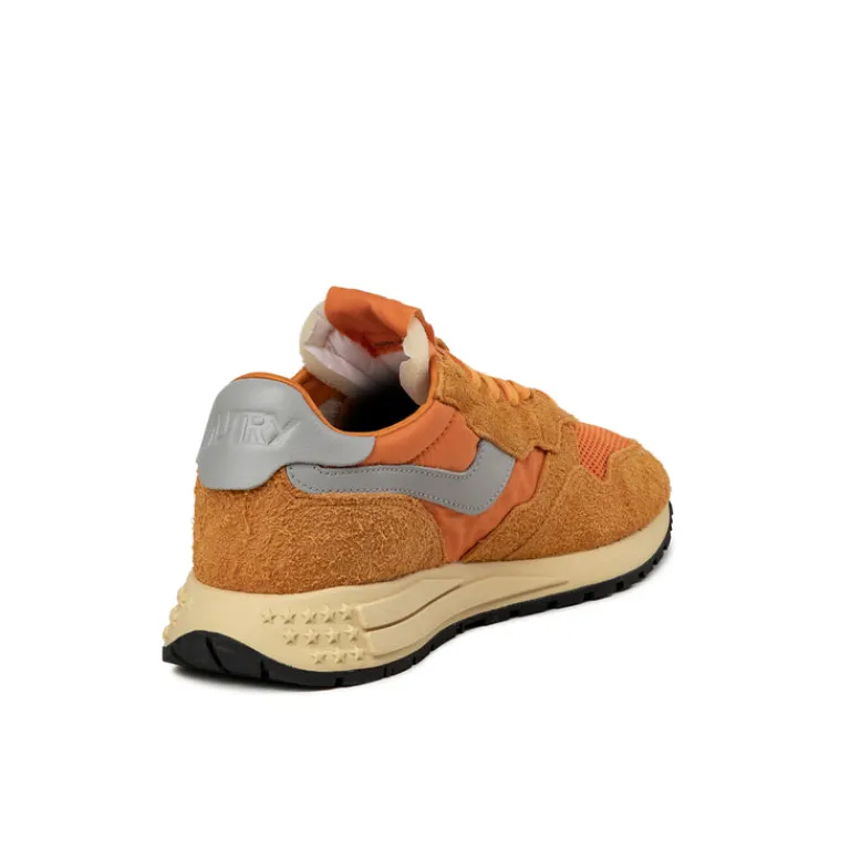 Autry Sneakers En Cuir|Chaussures De Running Retro*Reelwind Low W *Suede / Net* Fanta / Vapor