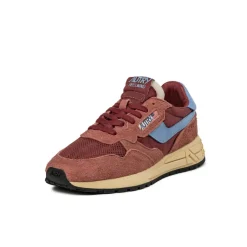 Autry Sneakers En Cuir|Chaussures De Running Retro*Reelwind Low W *Suede / Net* Hotsauce / Blue