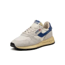Autry Sneakers En Cuir|Chaussures De Running Retro*Reelwind Low W *Suede / Net* White / Limoges