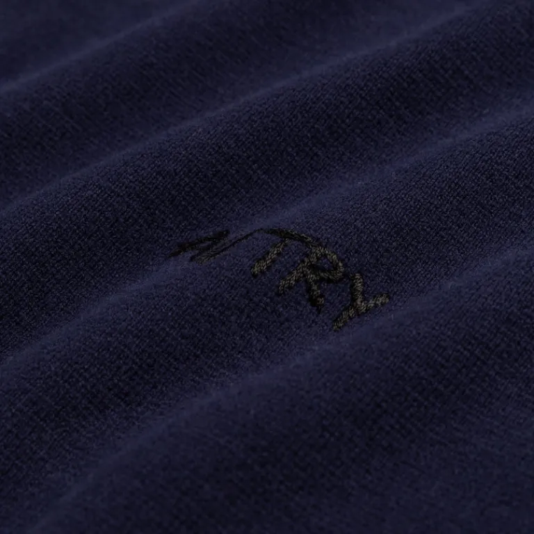 Autry Chemises*Short Sleeve Knit Shirt Blue