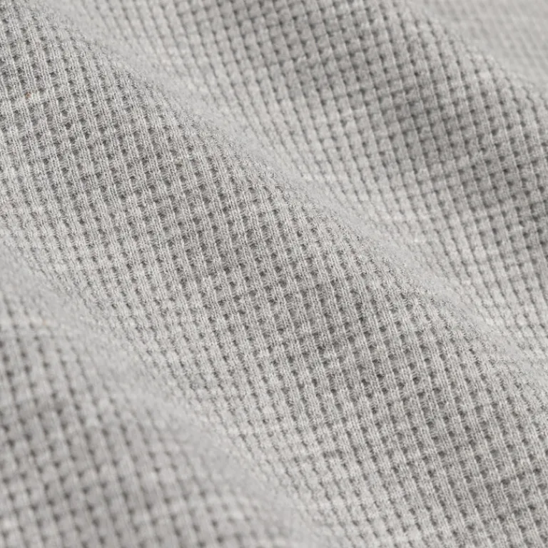 Autry T-Shirts*Tonal Logo Waffle Long-Sleeve Polo Dark Melange