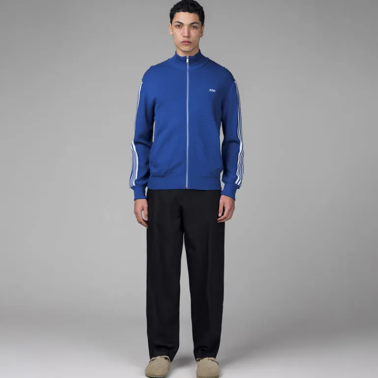 Autry Gilets*Viscose Jacket Sapphire