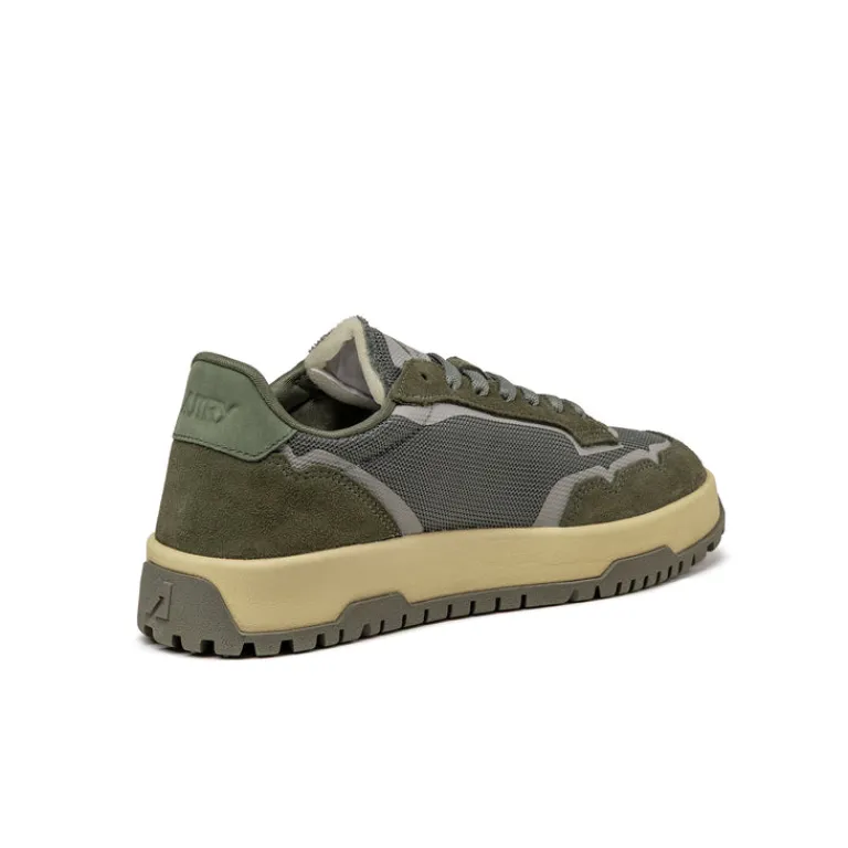 Autry Sneakers En Cuir|Chunky Sneakers*Wildpace *Dragon / Nabuk* Schio/ Military