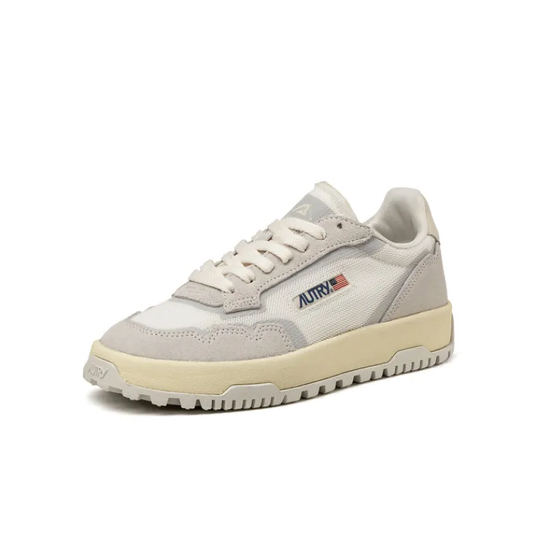 Autry Sneakers En Cuir|Chunky Sneakers*Wildpace W *Dragon / Nabuk* White / Marshmallow