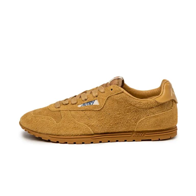 Autry Sneakers En Cuir|Baskets Décontractées Terrace*Windspin W *Perforated / Suede* Sand