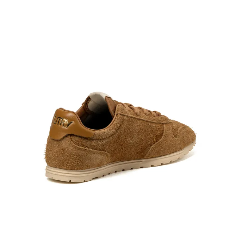 Autry Sneakers En Cuir|Baskets Décontractées Terrace*Windspin W *Perforated / Suede* Brown