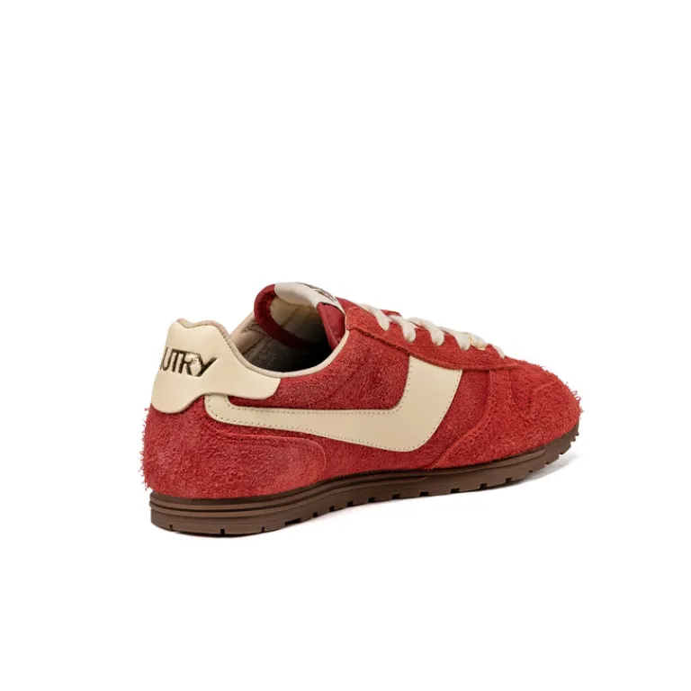Autry Sneakers En Cuir|Baskets Décontractées Terrace*Windspin W *Suede / Leather* Ruby / Rut