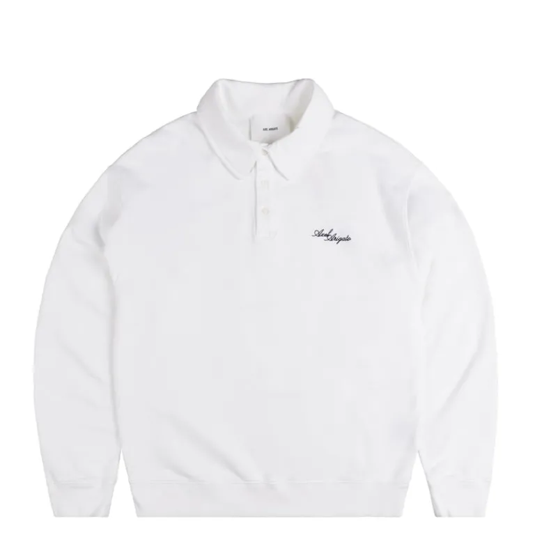 Axel Arigato Pullover*Base Polo Sweatshirt White