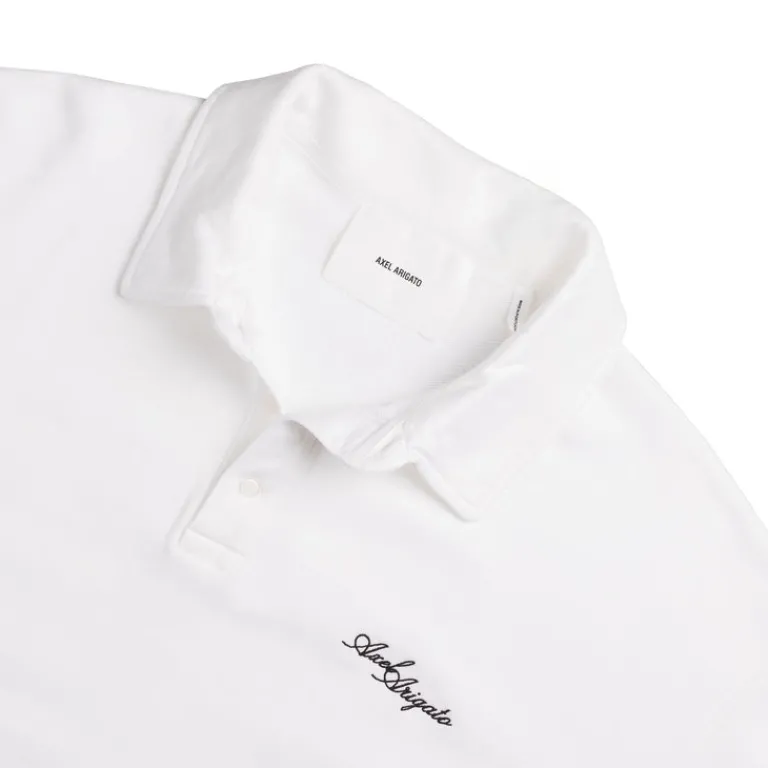 Axel Arigato Pullover*Base Polo Sweatshirt White