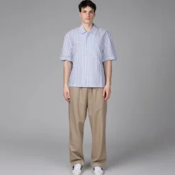 Axel Arigato Chemises*Lido Striped Shirt Blue / White