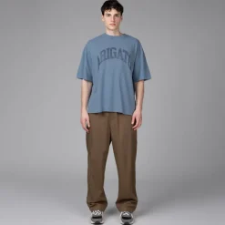 Axel Arigato T-Shirts*Link Washed T-Shirt Denim Blue