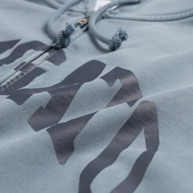 Axel Arigato Sweats À Capuche*Link Zip-Up Hoodie Denim Blue