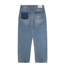 Axel Arigato Pantalons*Patchwork Relaxed Jeans Light Blue