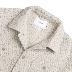 Axel Arigato Gilets*Wyn Boucle Overshirt White / Black