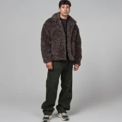 Berner Kühl Gilets*Drop Coat Bor Pile Charcoal