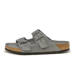 Birkenstock Sneakers En Cuir|Sandals*Arizona Basalt Gray Tonal