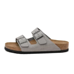 Birkenstock Sneakers En Cuir|Sandals*Arizona Desert Buck / Whale Gray