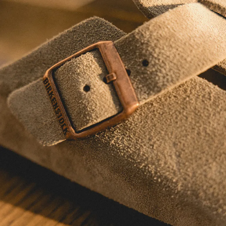 Birkenstock Sneakers En Cuir|Mules & Slides*Boston Taupe
