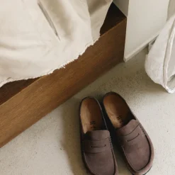 Birkenstock Sneakers En Cuir|Mules & Slides*Naples Wrapped Concrete Gray