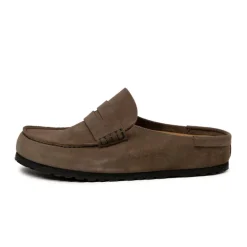 Birkenstock Sneakers En Cuir|Mules & Slides*Naples Wrapped Concrete Gray