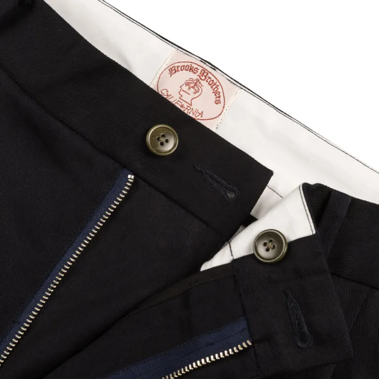 Brain Dead Pantalons* x Brooks Brothers Pleated Chino Trouser Black