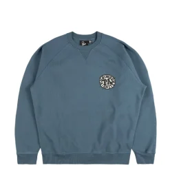 By Parra Pullover*Amsterdammed Crew Neck Sweatshirt Washed Blue
