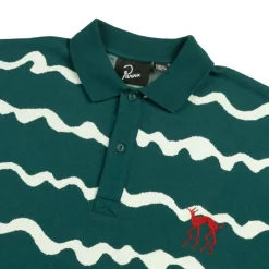By Parra T-Shirts*Broken Waves Polo Shirt Pine Green