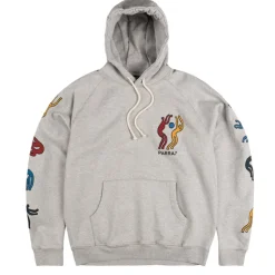 By Parra Sweats À Capuche*La Chambre Nuit Hooded Sweatshirt Heather Grey