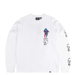 By Parra T-Shirts*Lowering the Bar Long Sleeve T-Shirt White