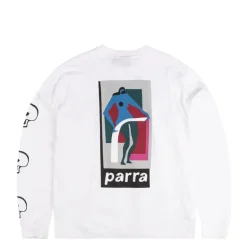 By Parra T-Shirts*Lowering the Bar Long Sleeve T-Shirt White