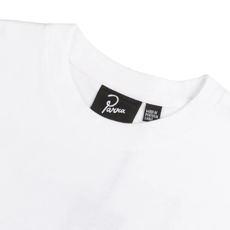 By Parra T-Shirts*Lowering the Bar Long Sleeve T-Shirt White