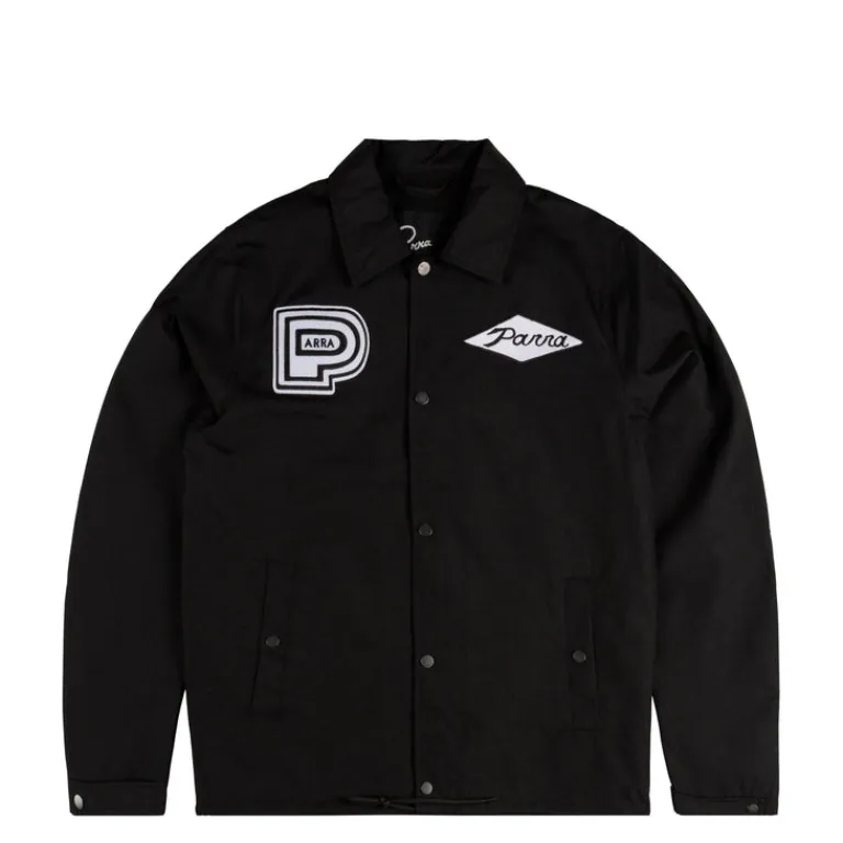 By Parra Gilets*Midnight Surprise Coach Jacket Black